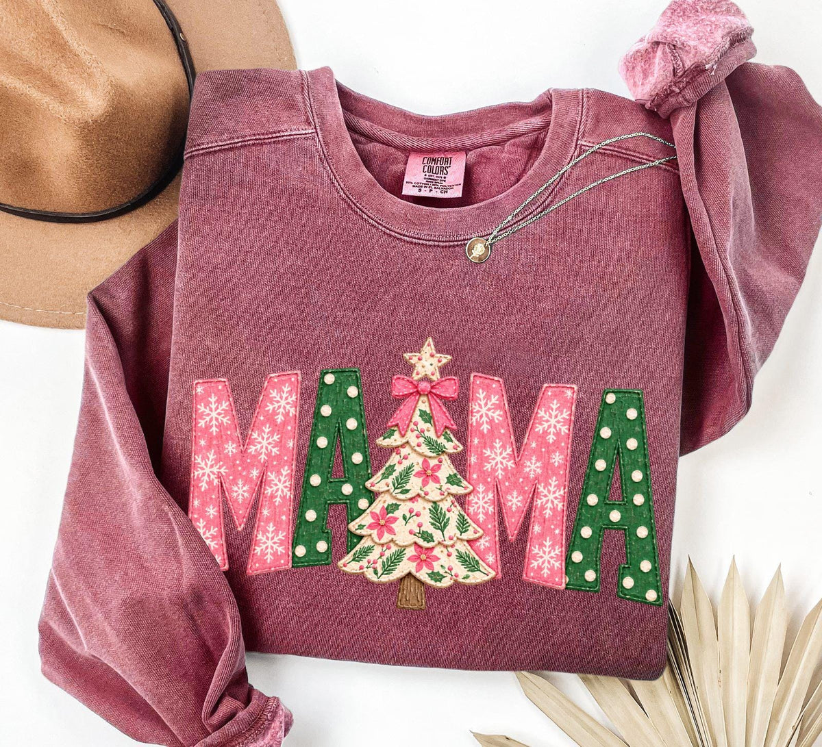 Mama Christmas Tree DTF Transfer
